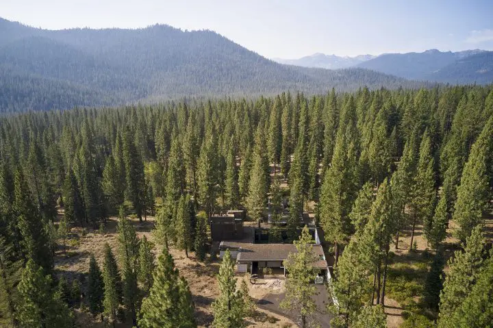 Aerial view of Analog House